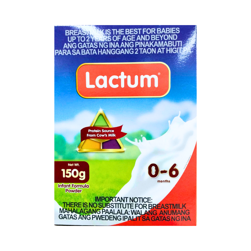 Lactum 0-6 Months Infant Formula Powder Plain 150g