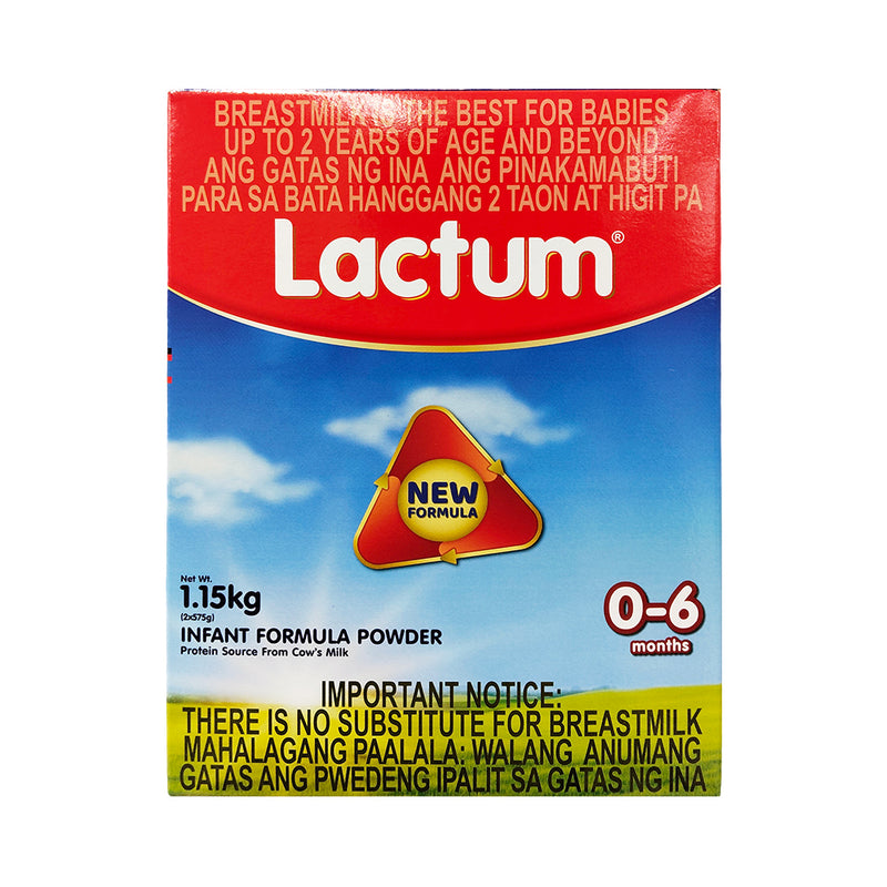 Lactum 0-6 Months Infant Formula Powder Plain 1.15kg