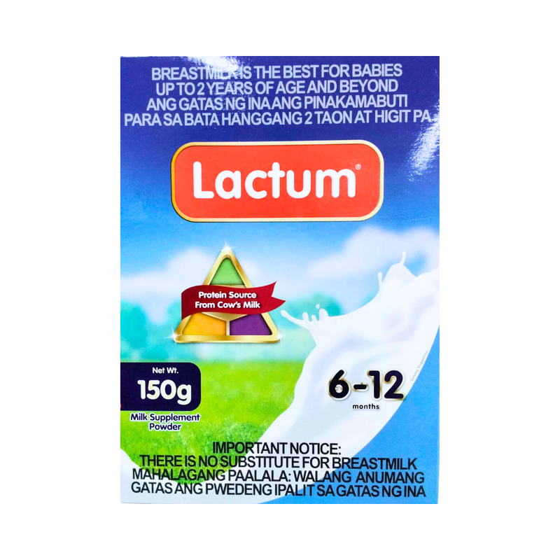 Lactum 6-12 Months Milk Supplement Powder Plain 150g