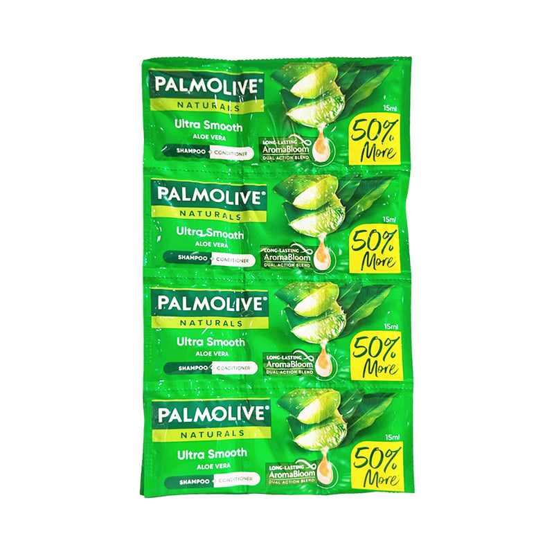 Palmolive Naturals Shampoo And Conditioner Healthy And Smooth 15ml x 12's