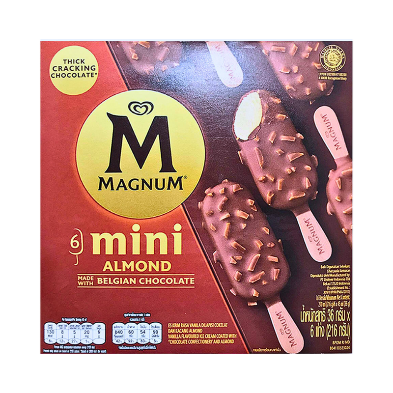 Magnum Mini Almond 45ml x 6's