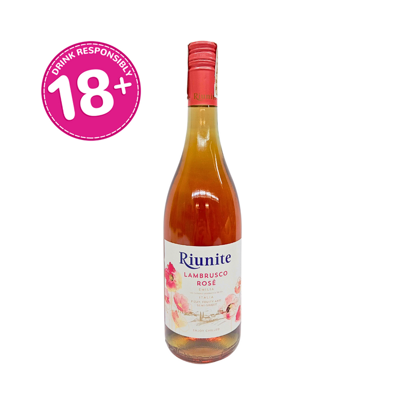 Riunite Lambrusco Rose Pink Wine 750ml