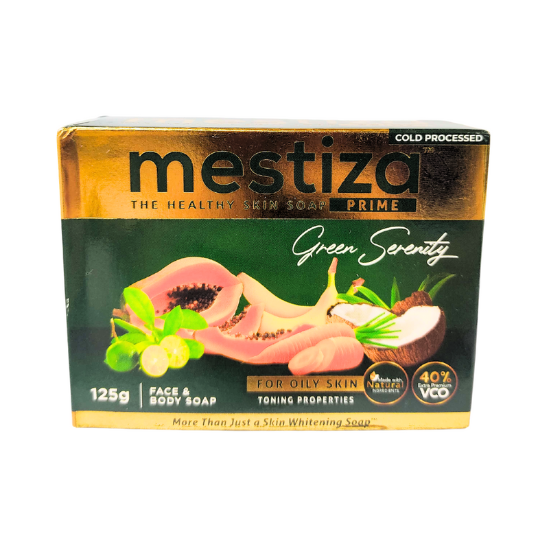 Mestiza Skin Soap Prime Green Serenity 125g