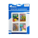 Genius Clips And Pins Assorted