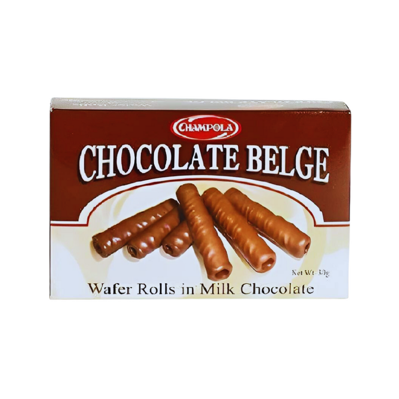 Champola Chocolate Belge Wafer Rolls 30g