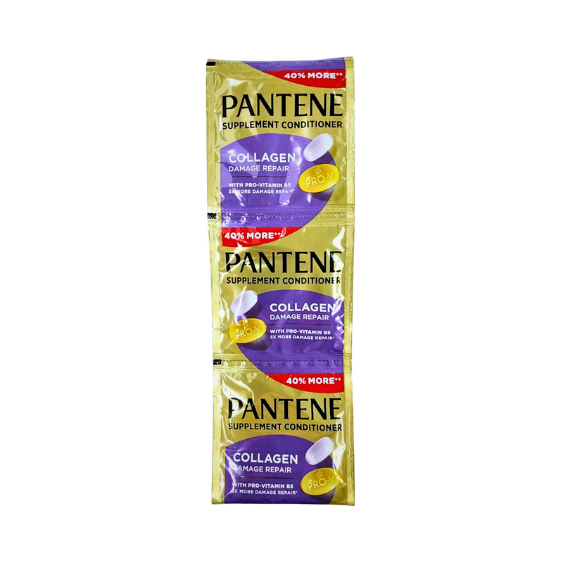 Pantene 3 Minute Miracle Conditioner Collagen Repair 13ml x 12's