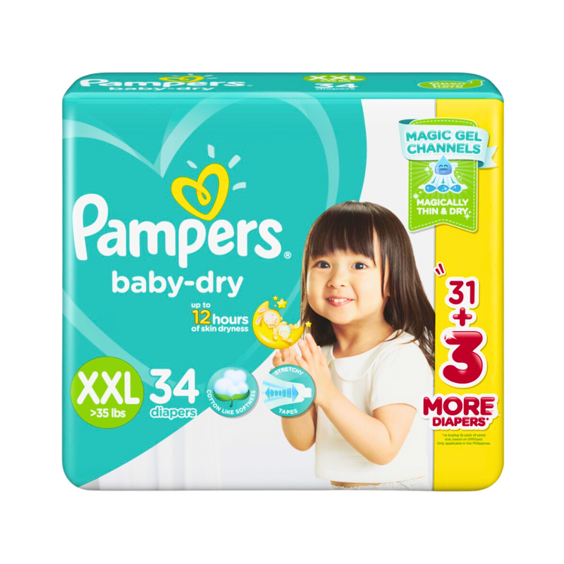 Pampers Diaper Baby-Dry XXL 34's