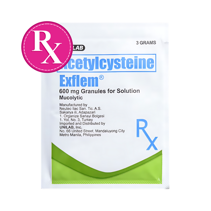 Exflem Acetylcysteine 600mg Granules