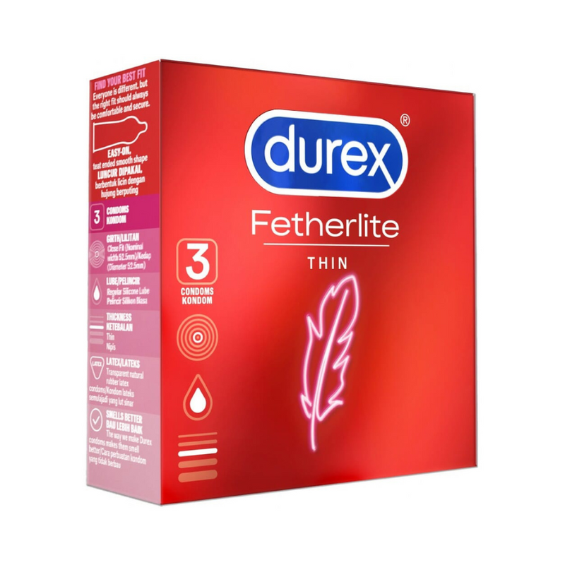 Durex Condoms Fetherlite By 3's