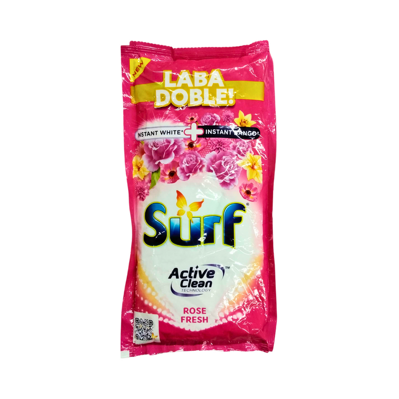 Surf Detergent Powder Active Clean Rose Fresh 130g