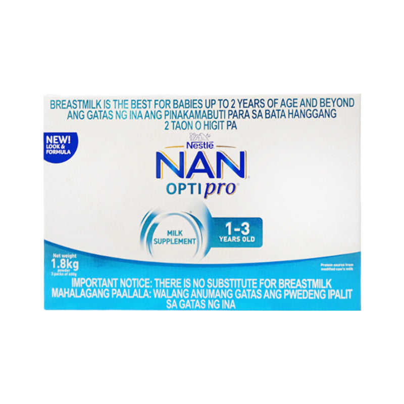 Nan Optipro Three Follow-up Formula 12-36 Months 1.8kg