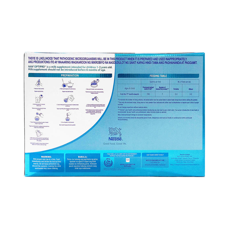 Nan Optipro Three Follow-up Formula 12-36 Months 1.8kg