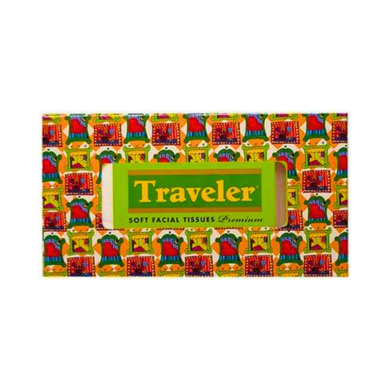 Traveler Premium Soft Facial Tissue In Fancy Box 150 Sheets