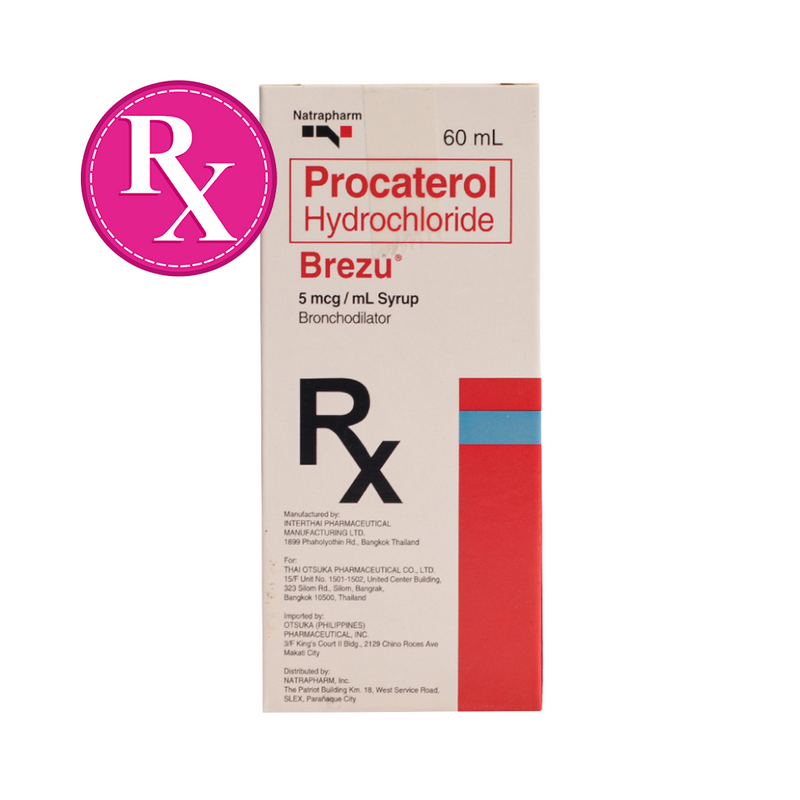 Brezu Procaterol Hydrochloride 5mcg/ml Syrup 60ml