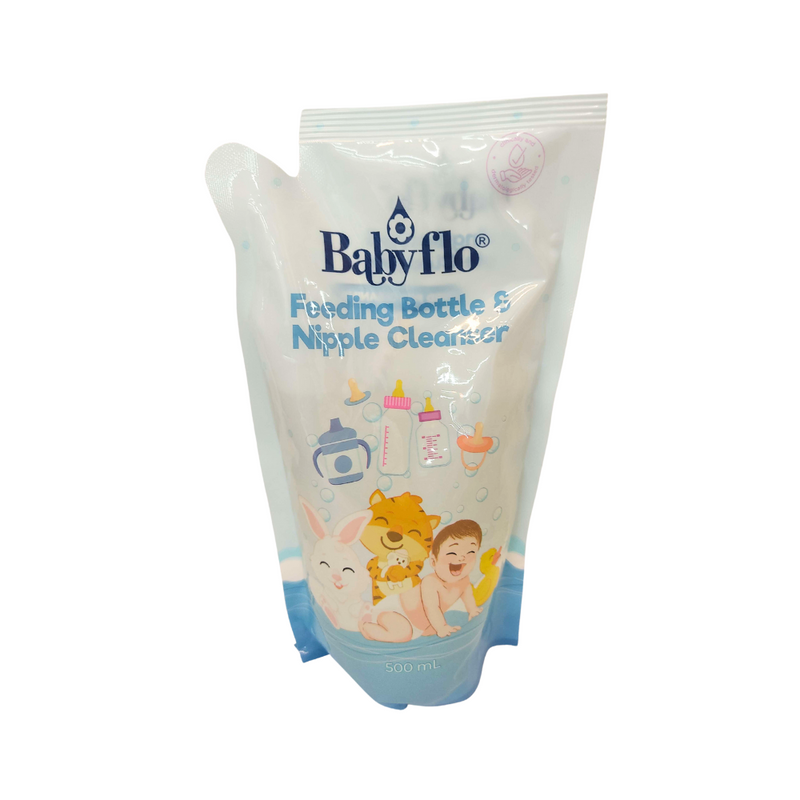 Babyflo Feeding Bottle And Nipple Cleanser Refill 500ml