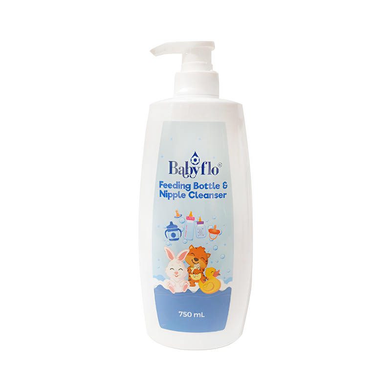 Babyflo Feeding Bottle And Nipple Cleanser Bottle 750ml