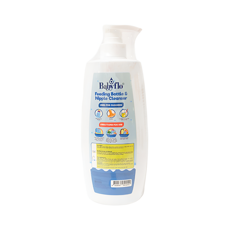 Babyflo Feeding Bottle And Nipple Cleanser Bottle 750ml