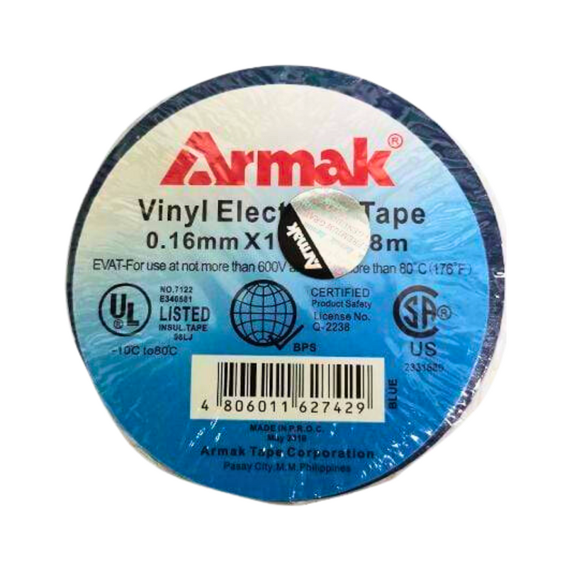Armak Vinyl Electrical Tape 3/4 x 8m Blue Medium