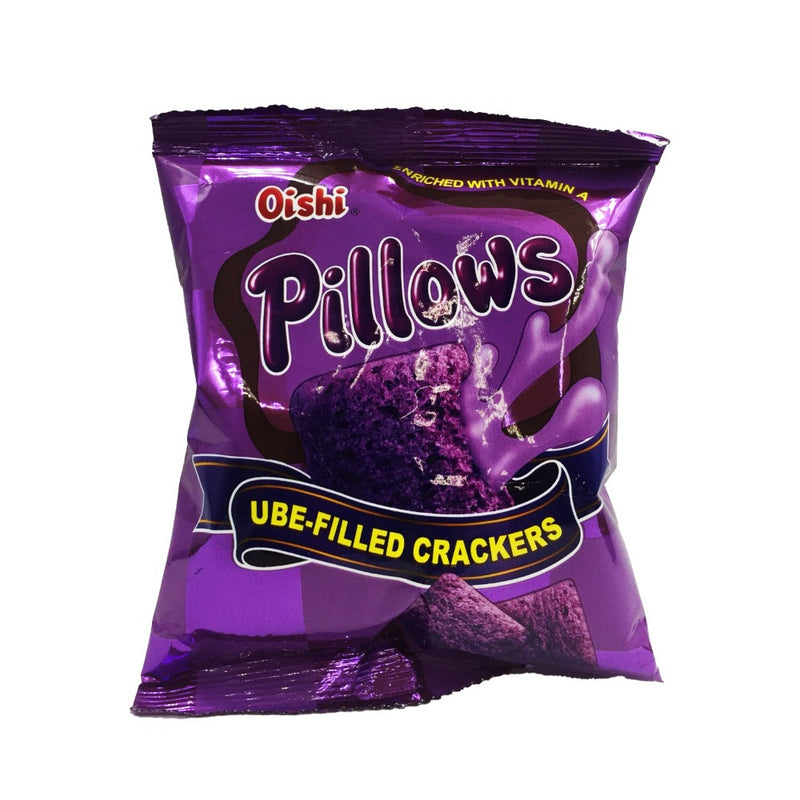 Oishi Pillows Crackers Ube 38g