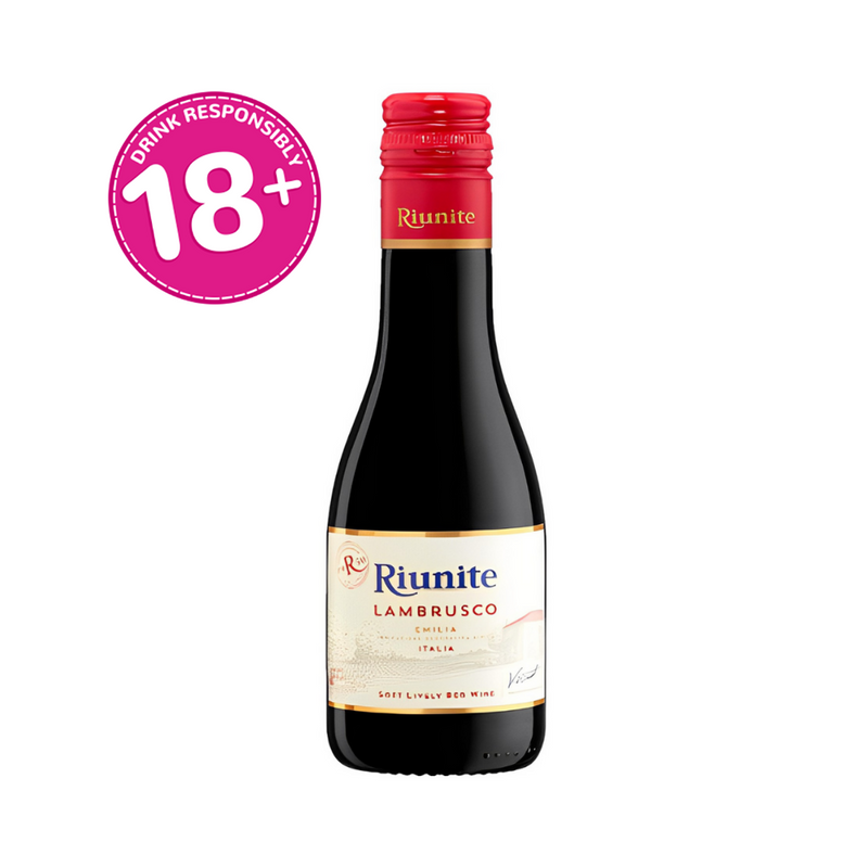 Riunite Lambrusco Soft Lively Red Wine 187ml