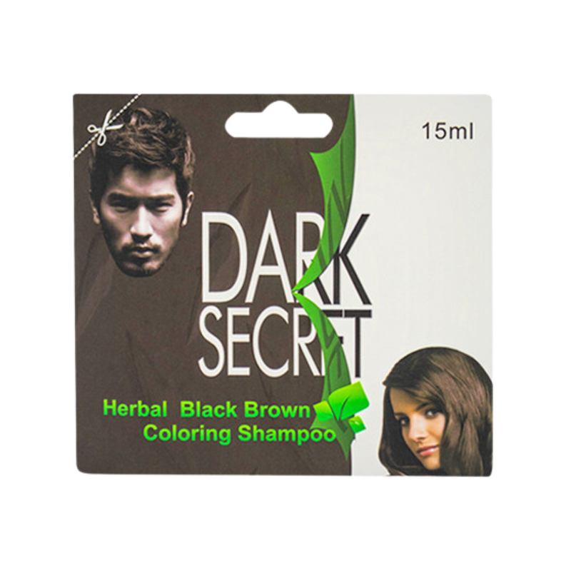 Dark Secret Herbal Coloring Shampoo Chestnut Brown 15ml