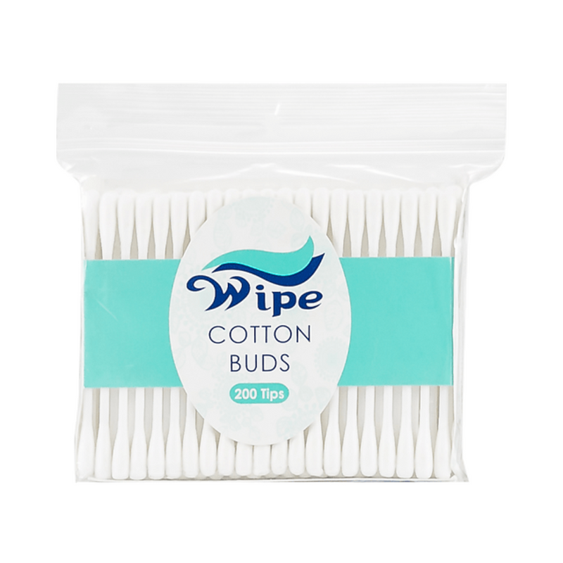 Wipe Cotton Buds Plastic 200 Tips
