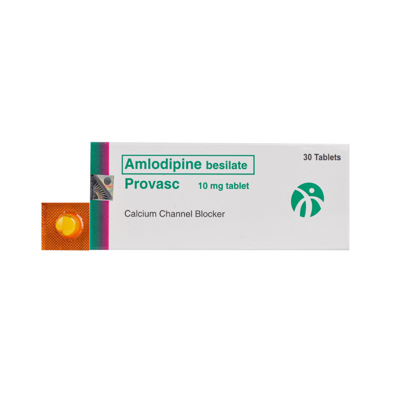Provasc Amlodipine Besilate 10mg Tablet By 1's