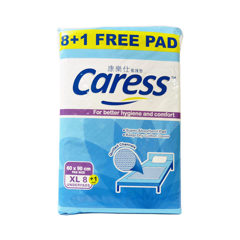 Caress Underpads XL 8's + 1