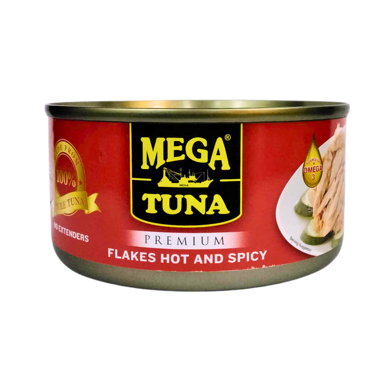 Mega Tuna Flakes Hot And Spicy EOC 180g