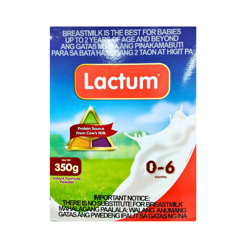 Lactum 0-6 Months Infant Formula Powder Plain 350g