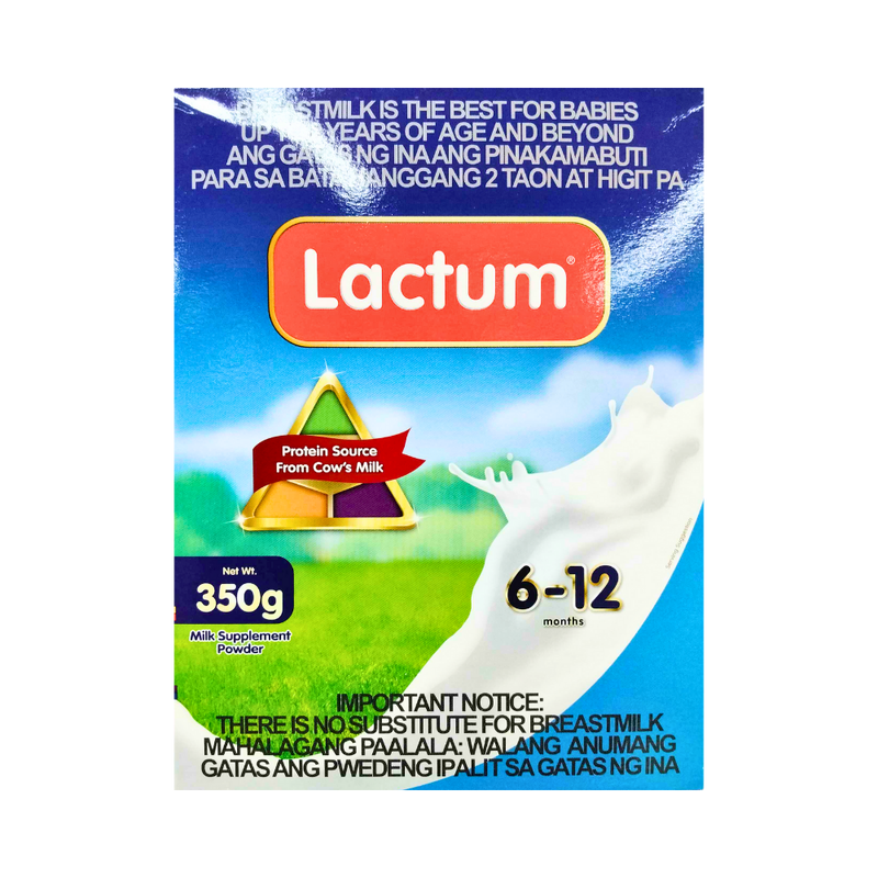 Lactum 6-12 Months Milk Supplement Powder Plain 350g