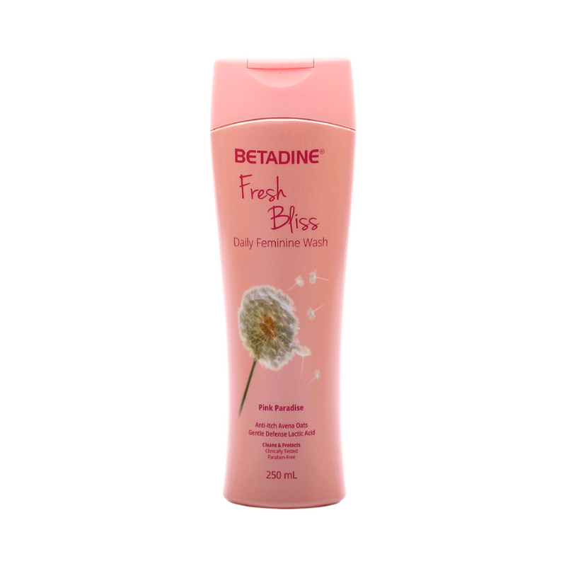 Betadine Fresh Bliss Daily Feminine Wash Pink Paradise 250ml
