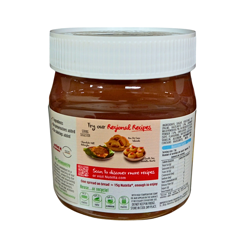 Nutella Spread Hazelnut With Cocoa 350g