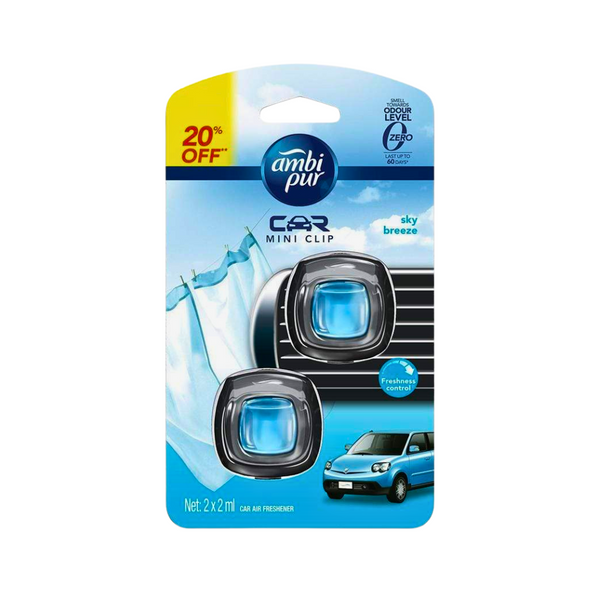 Supabarn Crace - Ambi Pur Car Mini Clip Air Freshener - Sky Breeze