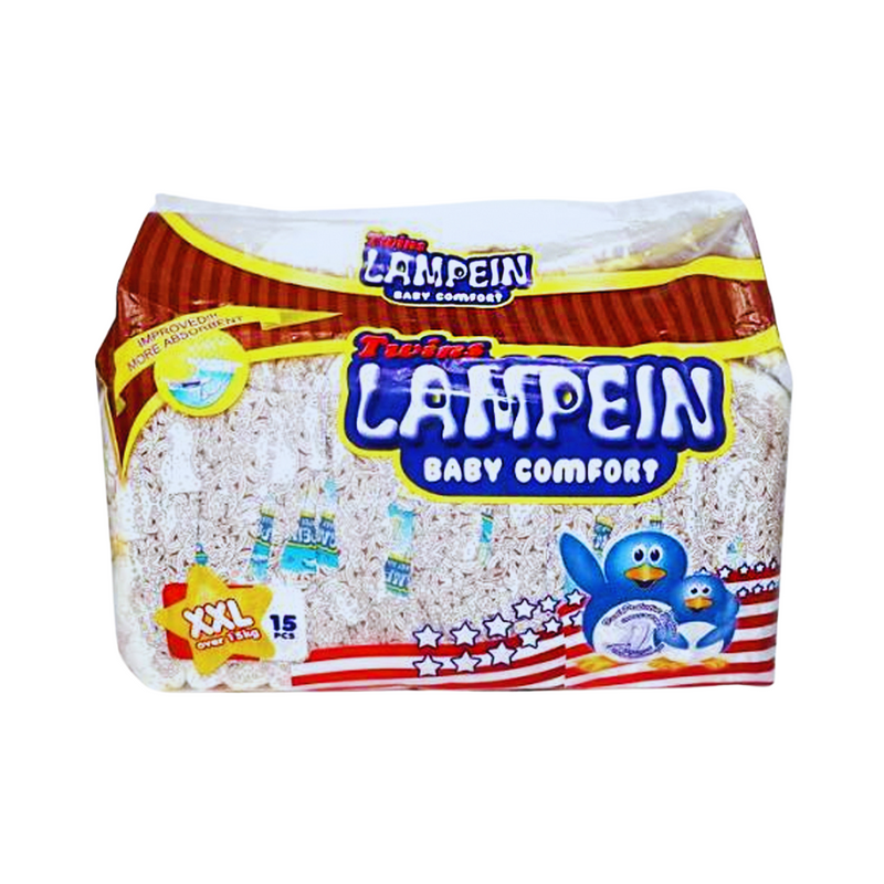 Generic Diapers Twins Lampein Baby Diaper Generic XXL 15's