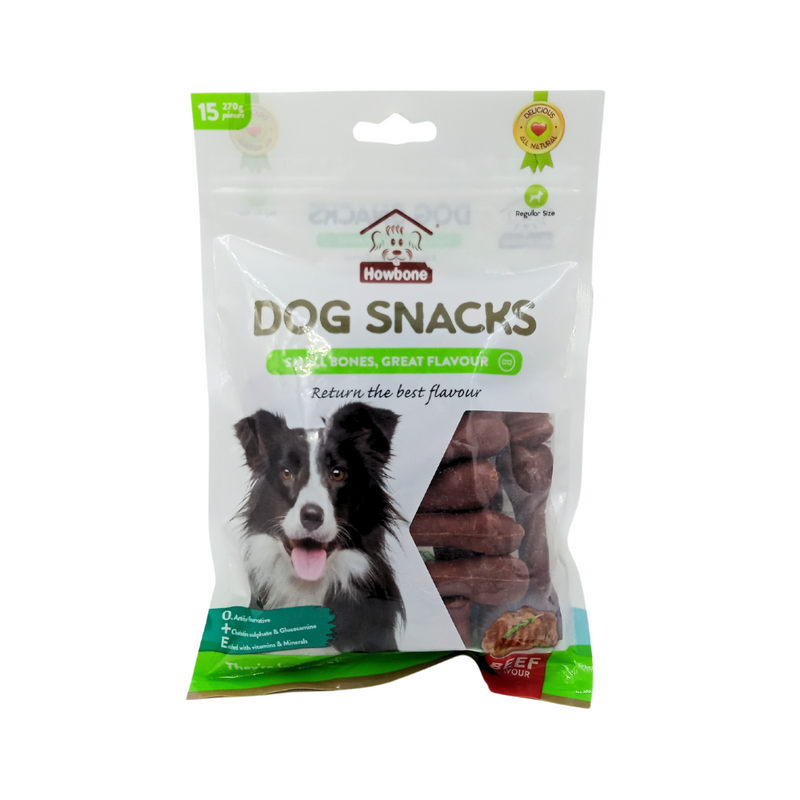 Howbone Dog Snacks Beef Bone 270g 15's