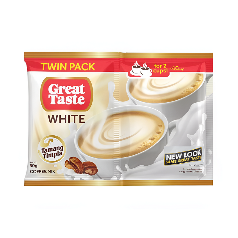 Great Taste Coffee Mix White Twin Pack 50g