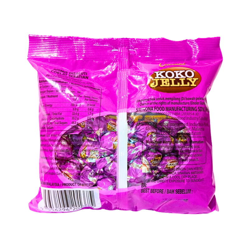 Koko Jelly Raisins Chocolate Medium Pack Refill 320g