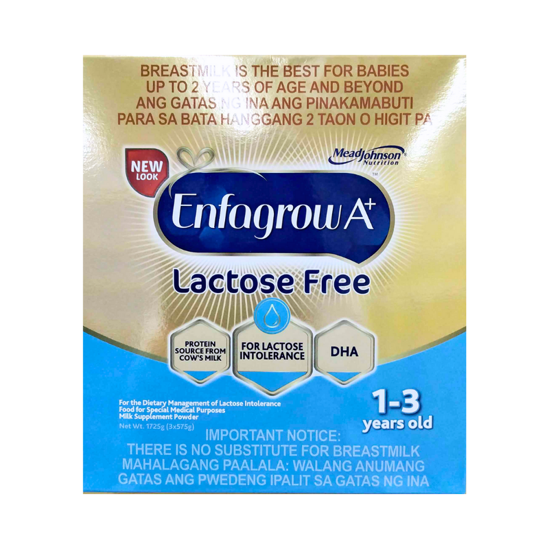 Enfagrow A+ Three Lactose Free 1725g