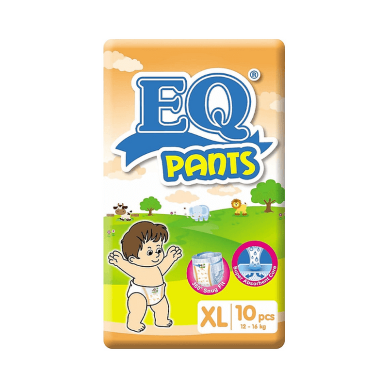 EQ Pants Diaper Budget Pack XL 10's