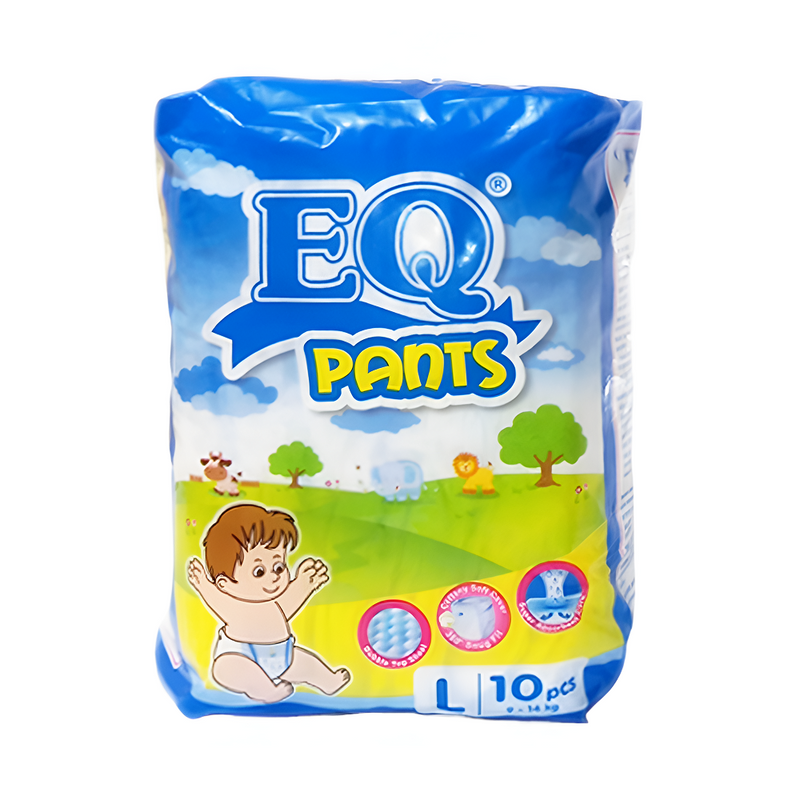 EQ Pants Diaper Budget Pack Large 10's