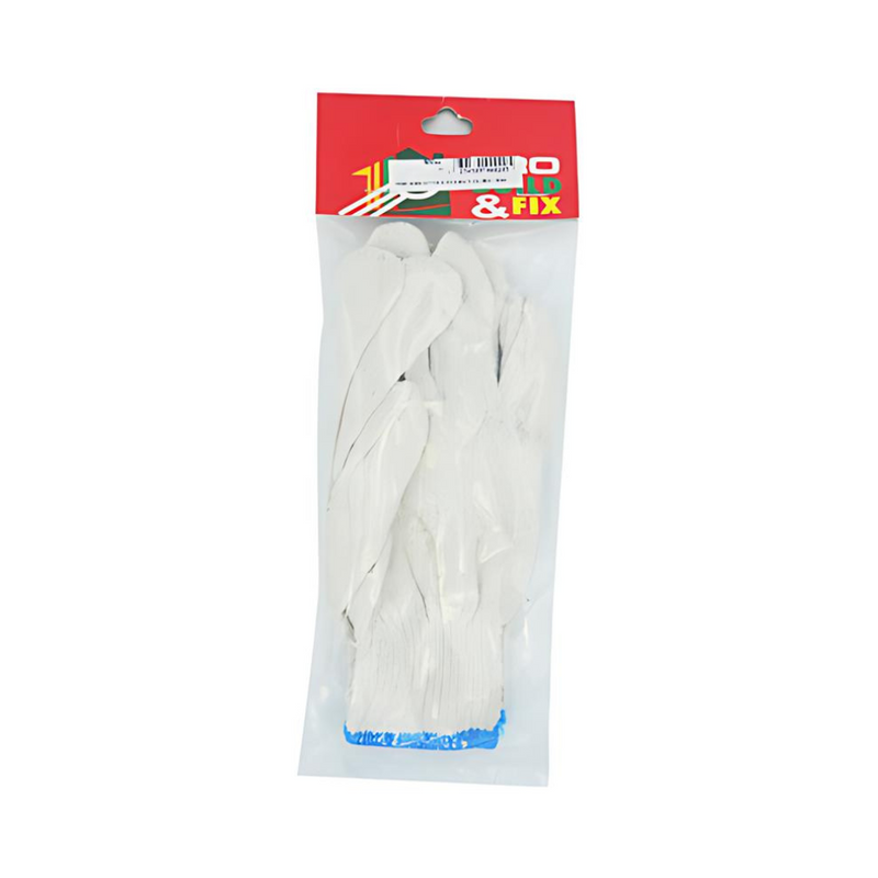 Prime Maxx Cotton Gloves White Colored Lining