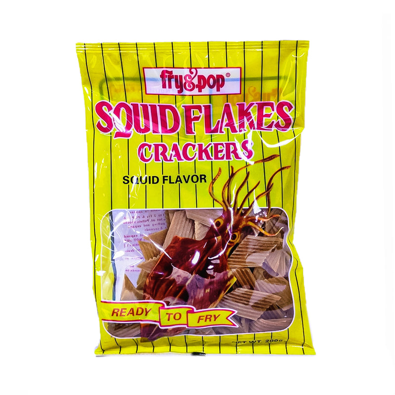 Fry And Pop Crackers Squid Flakes 200g