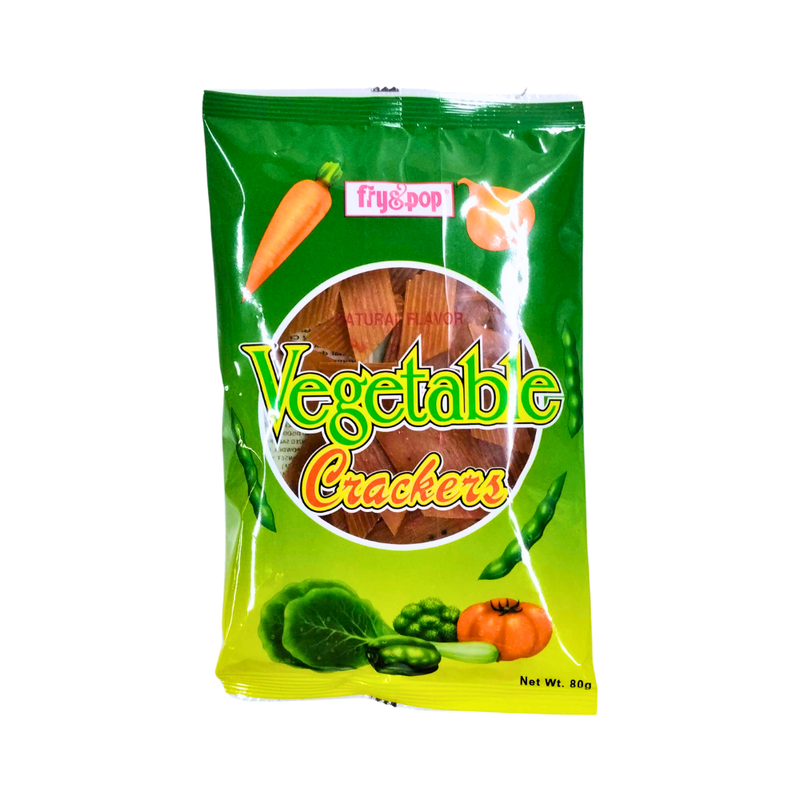 Fry And Pop Crackers Vegetable 80g