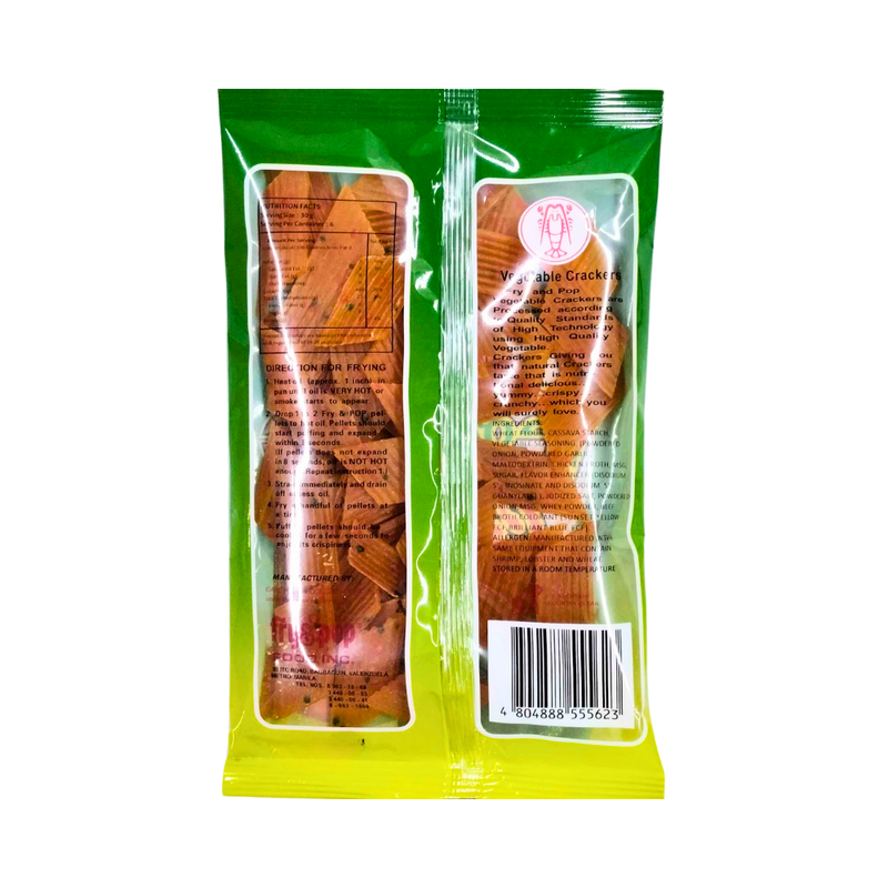 Fry And Pop Crackers Vegetable 80g