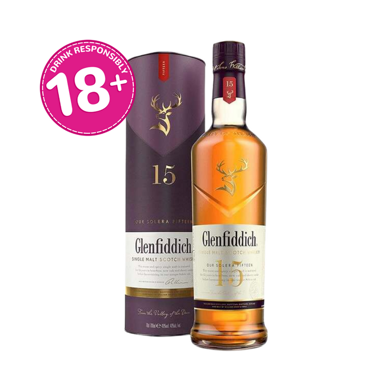 Glenfiddich 15 Years Old Single Malt Scotch Whisky Batch Reserve 700ml