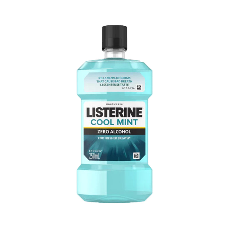 Listerine Zero Alcohol Mouthwash Cool Mint 250ml