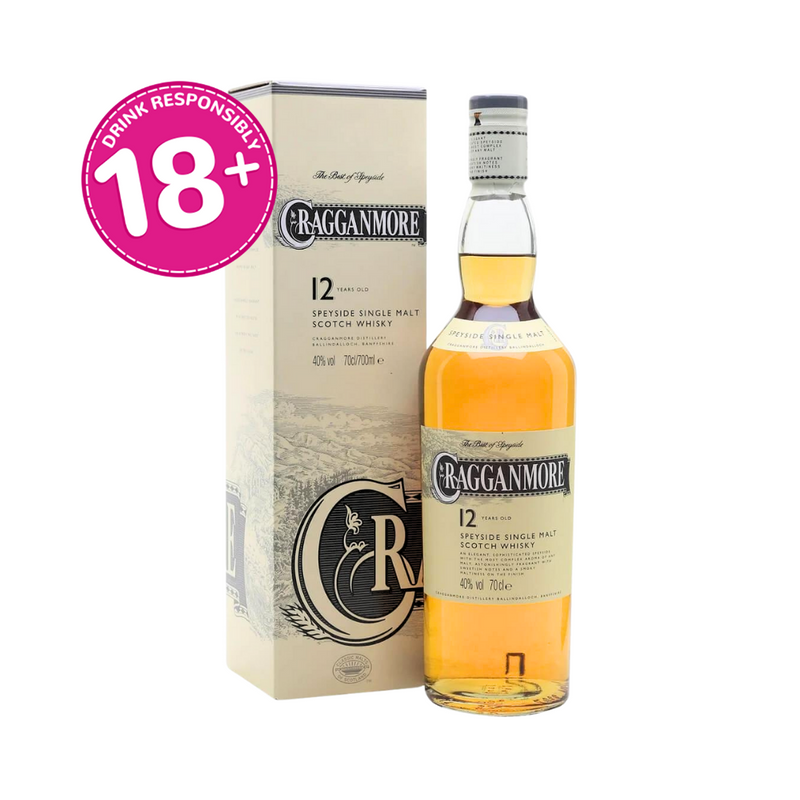 Cragganmore 12 Years Old Whisky 700ml