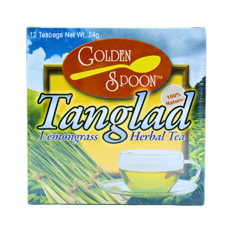 Golden Spoon Herbal Tea Drink Tanglad 2g x 12 Tea Bags