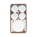 Opal Plain Cup And Saucer Set 8’s